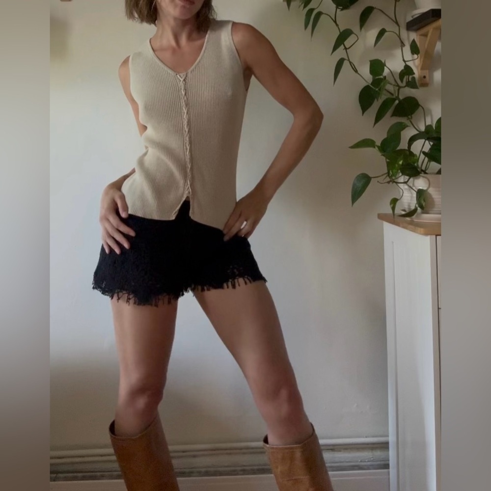 Vintage Knit tank Top - size M